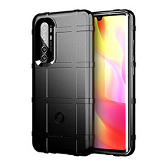 Funda Silicona Ultrafina Goma 360 Grados Carcasa J01S para Xiaomi Mi Note 10 Lite Negro