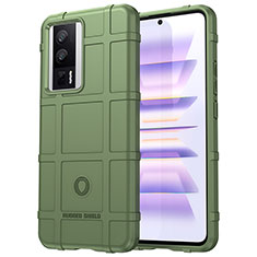 Funda Silicona Ultrafina Goma 360 Grados Carcasa J01S para Xiaomi Poco F5 Pro 5G Verde