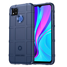 Funda Silicona Ultrafina Goma 360 Grados Carcasa J01S para Xiaomi Redmi 9 Activ Azul