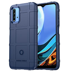 Funda Silicona Ultrafina Goma 360 Grados Carcasa J01S para Xiaomi Redmi 9 Power Azul