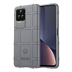 Funda Silicona Ultrafina Goma 360 Grados Carcasa J01S para Xiaomi Redmi K60E 5G Gris