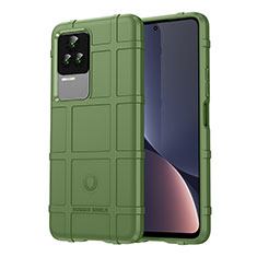 Funda Silicona Ultrafina Goma 360 Grados Carcasa J01S para Xiaomi Redmi K60E 5G Verde