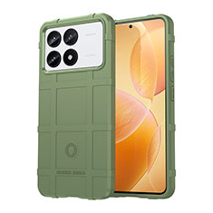 Funda Silicona Ultrafina Goma 360 Grados Carcasa J01S para Xiaomi Redmi K70 Pro 5G Verde