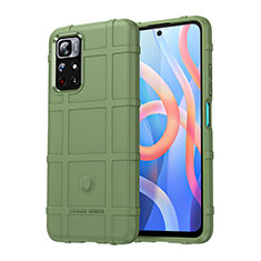 Funda Silicona Ultrafina Goma 360 Grados Carcasa J01S para Xiaomi Redmi Note 11S 5G Verde