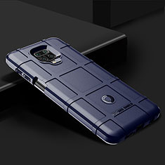 Funda Silicona Ultrafina Goma 360 Grados Carcasa J01S para Xiaomi Redmi Note 9S Azul