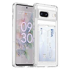 Funda Silicona Ultrafina Goma 360 Grados Carcasa J02S para Google Pixel 7 5G Claro