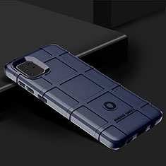 Funda Silicona Ultrafina Goma 360 Grados Carcasa J02S para Samsung Galaxy Note 10 Lite Azul
