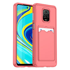 Funda Silicona Ultrafina Goma 360 Grados Carcasa J02S para Xiaomi Redmi Note 9S Rojo