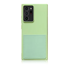 Funda Silicona Ultrafina Goma 360 Grados Carcasa MJ1 para Samsung Galaxy Note 20 Ultra 5G Verde