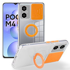 Funda Silicona Ultrafina Goma 360 Grados Carcasa MJ1 para Xiaomi Poco M4 5G Naranja