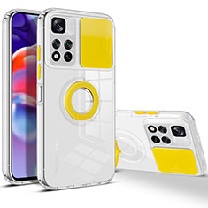 Funda Silicona Ultrafina Goma 360 Grados Carcasa MJ1 para Xiaomi Poco X4 NFC Amarillo