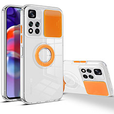 Funda Silicona Ultrafina Goma 360 Grados Carcasa MJ1 para Xiaomi Poco X4 NFC Naranja