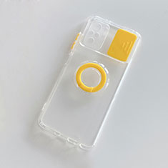 Funda Silicona Ultrafina Goma 360 Grados Carcasa MJ1 para Xiaomi Redmi Note 10 4G Amarillo