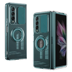 Funda Silicona Ultrafina Goma 360 Grados Carcasa MJ2 para Samsung Galaxy Z Fold3 5G Verde Noche