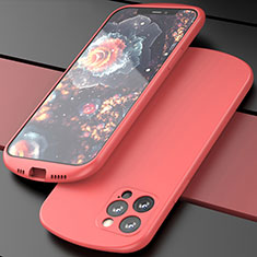 Funda Silicona Ultrafina Goma 360 Grados Carcasa N01 para Apple iPhone 12 Pro Rojo