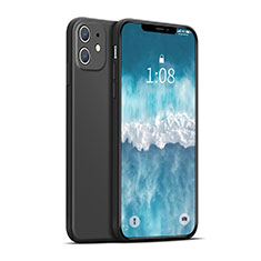 Funda Silicona Ultrafina Goma 360 Grados Carcasa para Apple iPhone 12 Negro