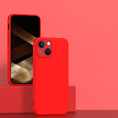 Funda Silicona Ultrafina Goma 360 Grados Carcasa para Apple iPhone 15 Rojo