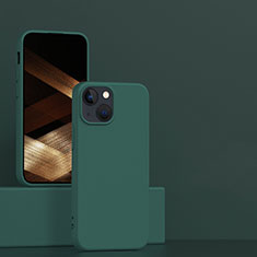 Funda Silicona Ultrafina Goma 360 Grados Carcasa para Apple iPhone 15 Verde