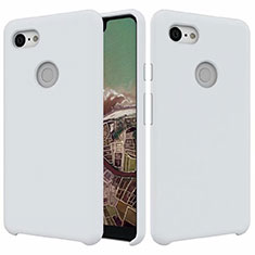 Funda Silicona Ultrafina Goma 360 Grados Carcasa para Google Pixel 3 XL Blanco