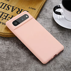 Funda Silicona Ultrafina Goma 360 Grados Carcasa para Google Pixel 6 5G Rosa