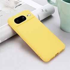 Funda Silicona Ultrafina Goma 360 Grados Carcasa para Google Pixel 8 5G Amarillo