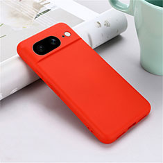 Funda Silicona Ultrafina Goma 360 Grados Carcasa para Google Pixel 8 5G Rojo