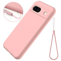 Funda Silicona Ultrafina Goma 360 Grados Carcasa para Google Pixel 8a 5G Rosa