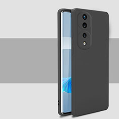 Funda Silicona Ultrafina Goma 360 Grados Carcasa para Huawei Honor 70 Pro+ Plus 5G Negro