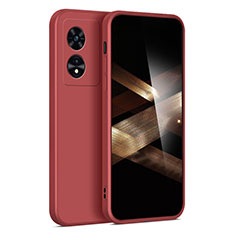 Funda Silicona Ultrafina Goma 360 Grados Carcasa para Huawei Honor X5 Plus Rojo