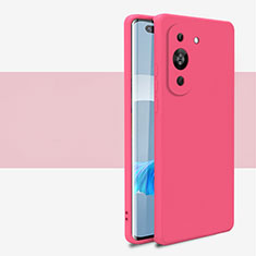 Funda Silicona Ultrafina Goma 360 Grados Carcasa para Huawei Nova 10 Pro Rojo