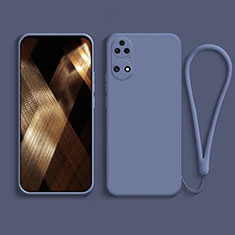 Funda Silicona Ultrafina Goma 360 Grados Carcasa para Huawei P50 Pro Gris Lavanda