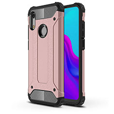 Funda Silicona Ultrafina Goma 360 Grados Carcasa para Huawei Y6 (2019) Oro Rosa