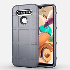 Funda Silicona Ultrafina Goma 360 Grados Carcasa para LG K41S Gris