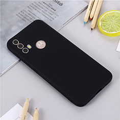 Funda Silicona Ultrafina Goma 360 Grados Carcasa para Motorola Moto E20 Negro