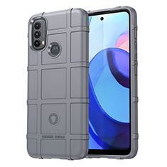 Funda Silicona Ultrafina Goma 360 Grados Carcasa para Motorola Moto E30 Gris