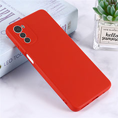 Funda Silicona Ultrafina Goma 360 Grados Carcasa para Motorola Moto E32s Rojo