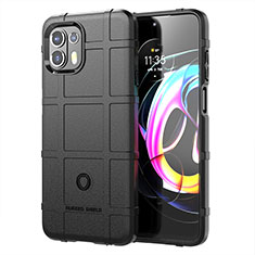 Funda Silicona Ultrafina Goma 360 Grados Carcasa para Motorola Moto Edge 20 Lite 5G Negro