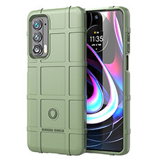 Funda Silicona Ultrafina Goma 360 Grados Carcasa para Motorola Moto Edge (2021) 5G Verde