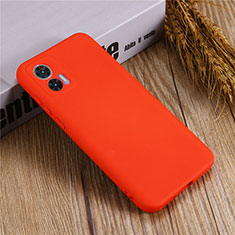 Funda Silicona Ultrafina Goma 360 Grados Carcasa para Motorola Moto Edge 30 Neo 5G Rojo