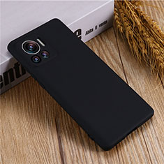 Funda Silicona Ultrafina Goma 360 Grados Carcasa para Motorola Moto Edge 30 Ultra 5G Negro