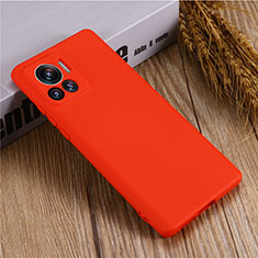 Funda Silicona Ultrafina Goma 360 Grados Carcasa para Motorola Moto Edge 30 Ultra 5G Rojo