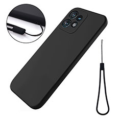 Funda Silicona Ultrafina Goma 360 Grados Carcasa para Motorola Moto Edge Plus (2023) 5G Negro