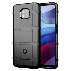 Funda Silicona Ultrafina Goma 360 Grados Carcasa para Motorola Moto G Power (2021) Negro