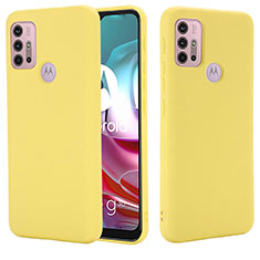 Funda Silicona Ultrafina Goma 360 Grados Carcasa para Motorola Moto G10 Power Amarillo