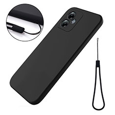 Funda Silicona Ultrafina Goma 360 Grados Carcasa para Motorola Moto G14 Negro