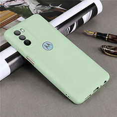 Funda Silicona Ultrafina Goma 360 Grados Carcasa para Motorola Moto G51 5G Verde