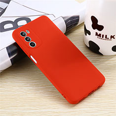 Funda Silicona Ultrafina Goma 360 Grados Carcasa para Motorola MOTO G52 Rojo