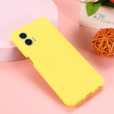 Funda Silicona Ultrafina Goma 360 Grados Carcasa para Motorola Moto G53 5G Amarillo