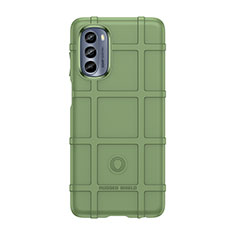 Funda Silicona Ultrafina Goma 360 Grados Carcasa para Motorola Moto G62 5G Verde