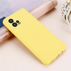 Funda Silicona Ultrafina Goma 360 Grados Carcasa para Motorola Moto G72 Amarillo